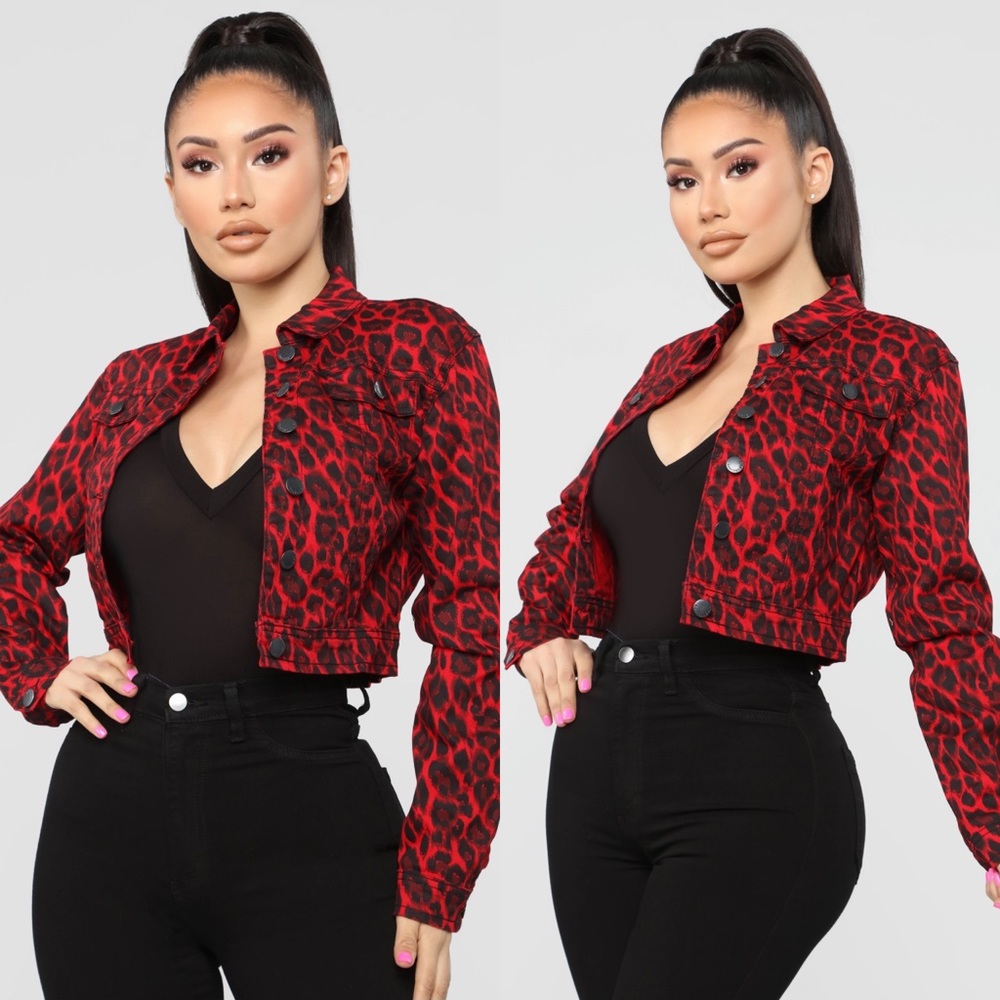Fierce Moves Leopard Print Jacket SOLD OUT ON SITE